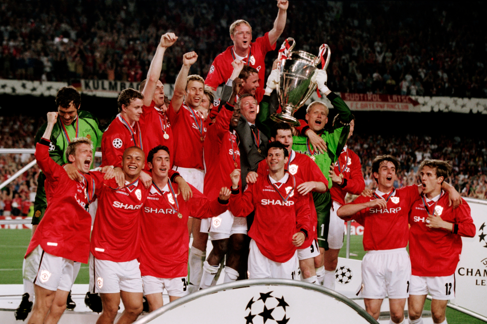 The Treble Season 1998-1999  Manchester United 